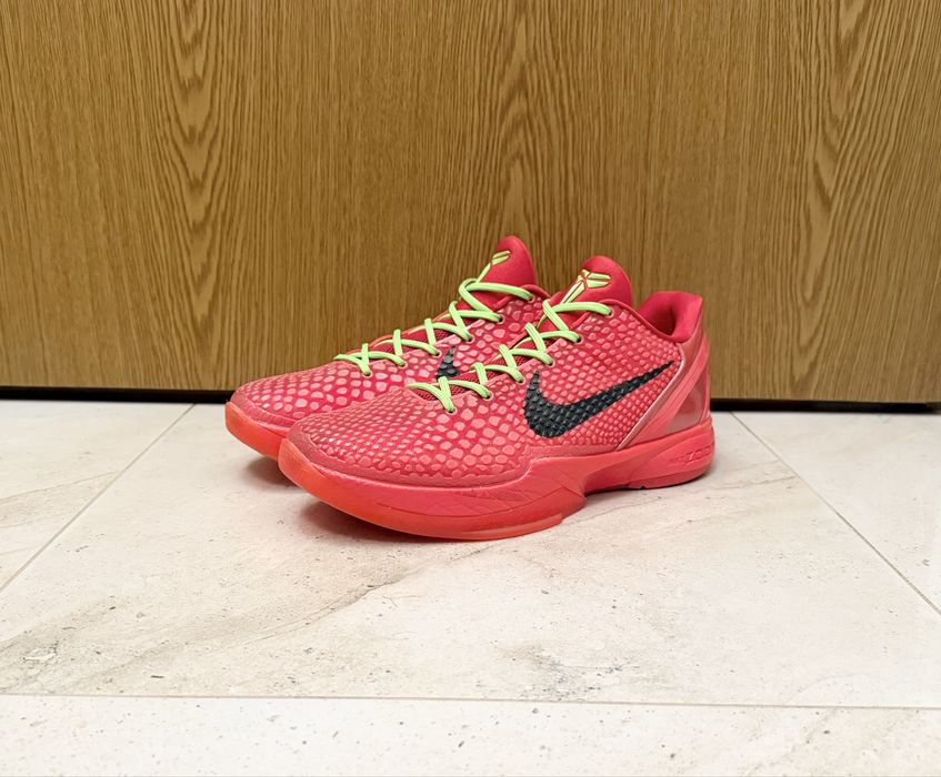 Nike Kobe 6 Protro Reverse Grinch 45 NBA Lakers Bryant