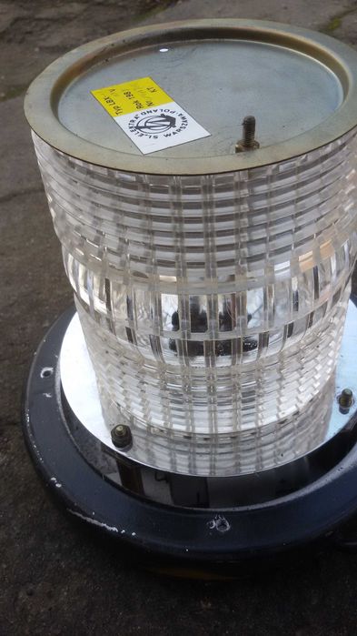 kogut lampa ostrzegawcza milicja elektra LBX-11 lampa błyskowa prl
