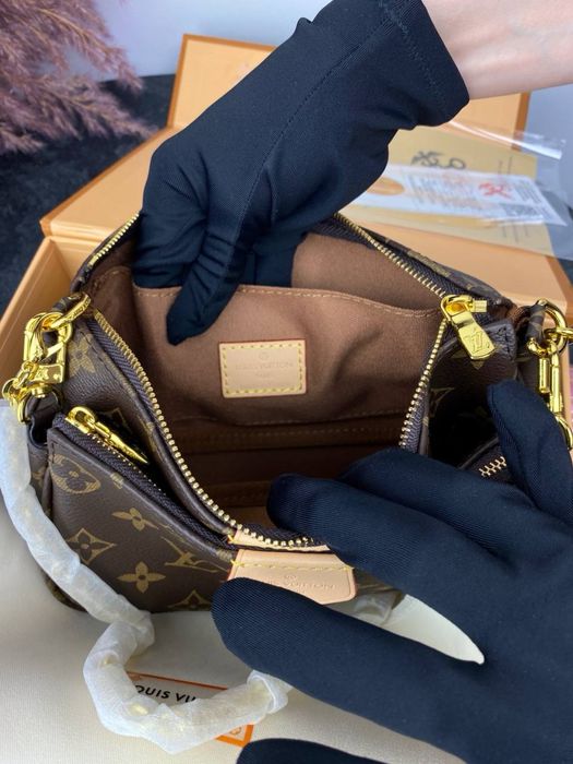 Torebka Louis Vuitton multi pochette pink pasek