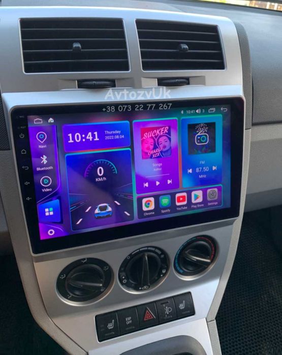 Магнитола CALIBER Dodge CHARGER MAGNUM Додж Калибер CarPlay Android 16