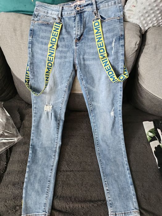 Spodnie Jeansowe Damskie