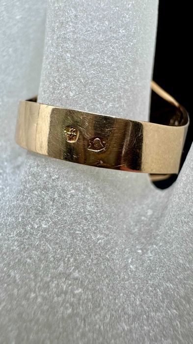 Męski złoty sygnet z czarnym kamieniem 14ct 585, 8,29g, rozmiar: 22