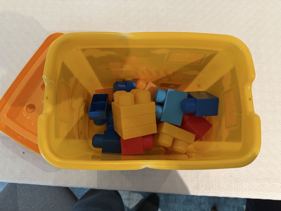 Mega Bloks – Balde de blocos de construção para crianças