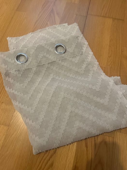 Cortinas beje 250 X 140cm