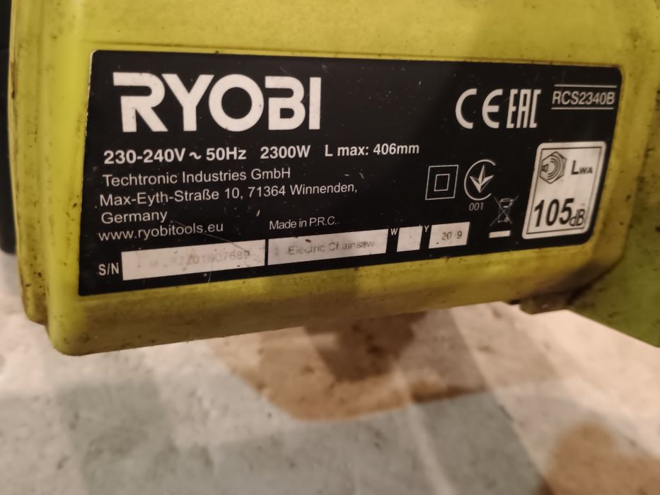 Piła łańcuchowa RYOBY rcs2340b