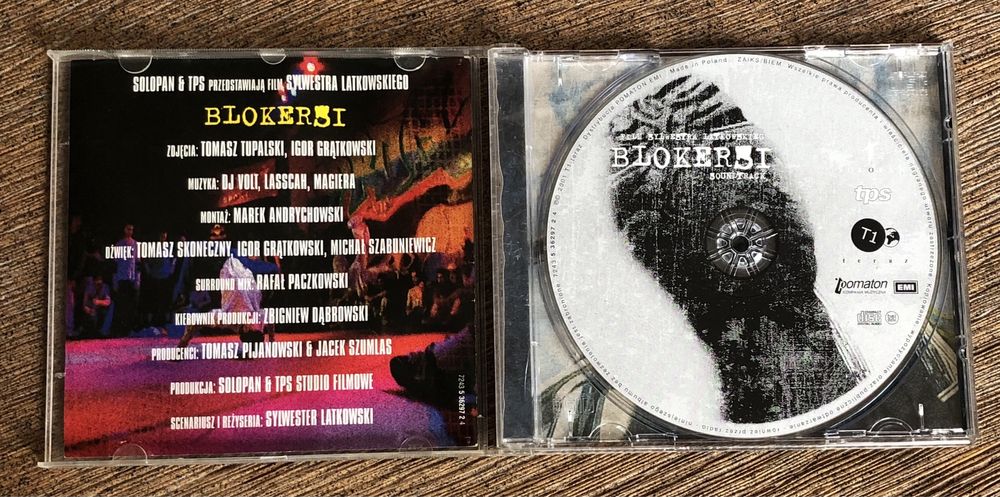 Oryginalna płyta CD film Blokersi Soundtrack polski hip hop
