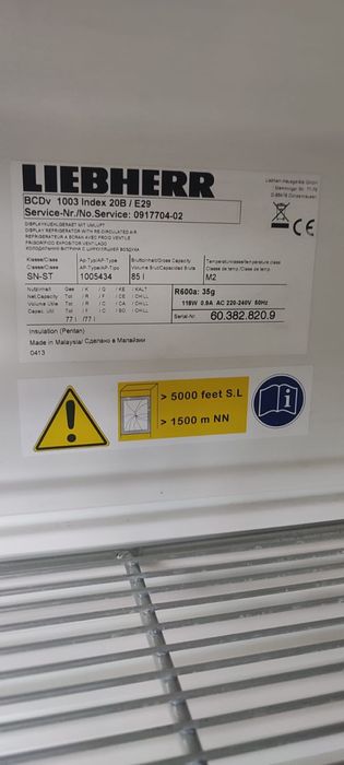 Liebherr BCDV1003 Witryna chłodnicza 85l barowa na napoje