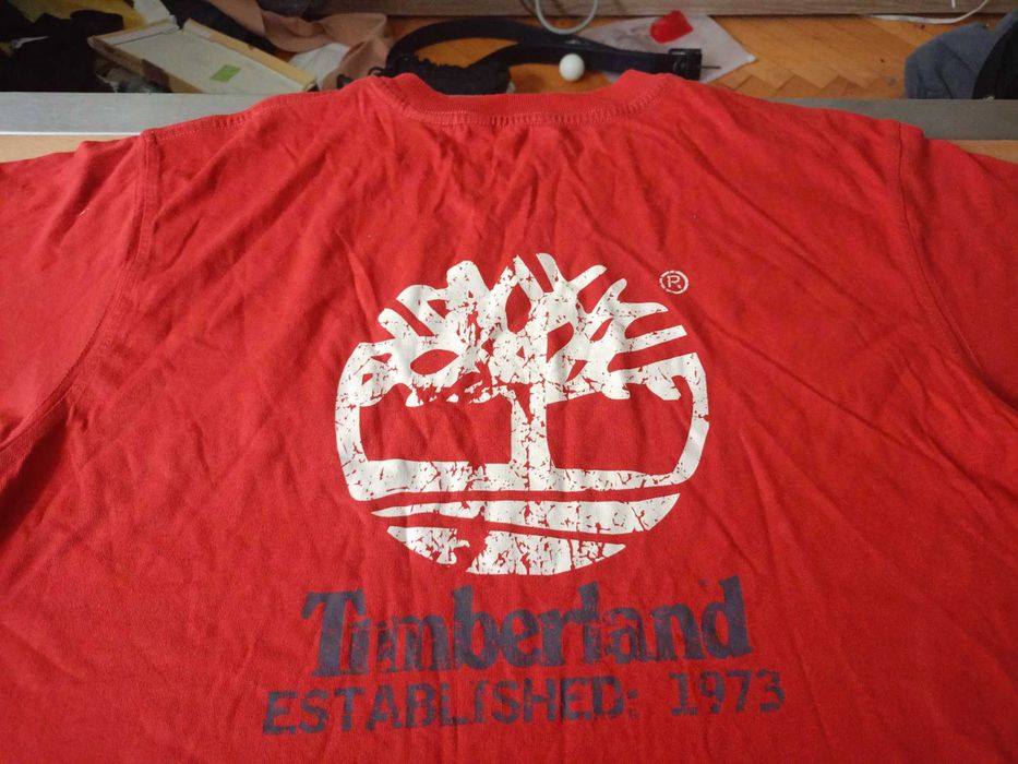 TIMBERLAND t-shirt ceglasty r.XL Nowa Okazja