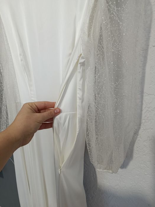 Сяюча біла сукня Gepur розмір Л