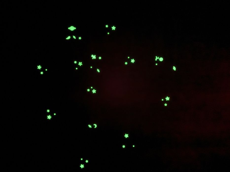 Conjunto espacial de decoração fotoluminescente