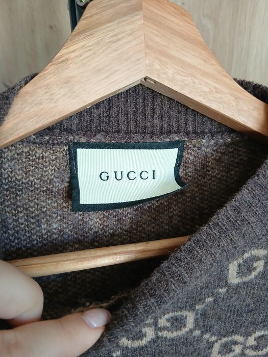 Brązowy sweter Gucci