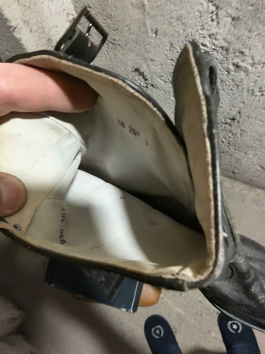 NOWE! Buty motocyklowe PRL (MO / ZOMO) – skóra naturalna