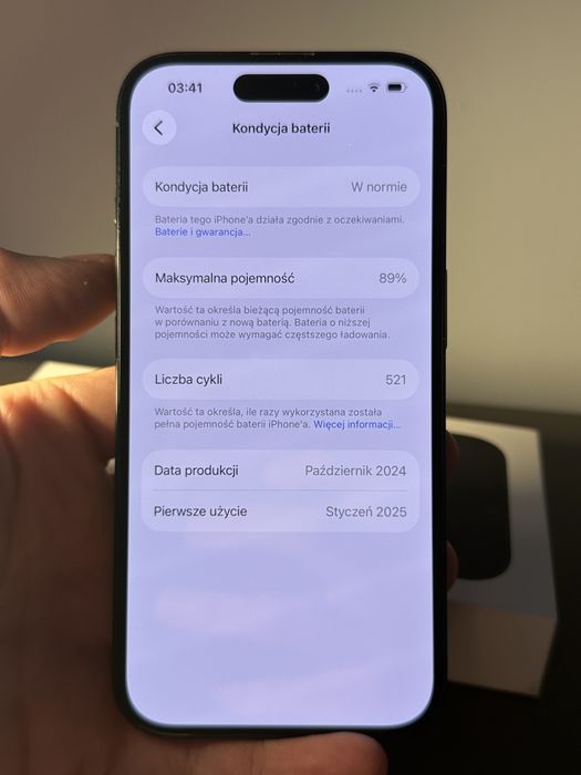 Iphone 16 128GB 89% kondycji/Stan dobry