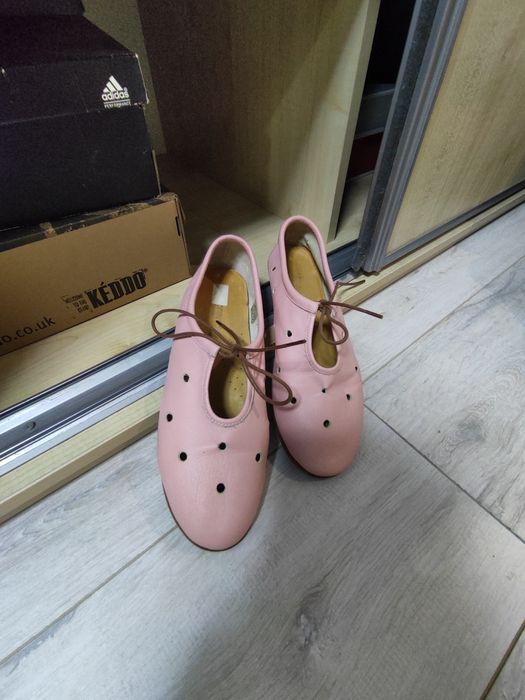 Балетки, шкіряні жіночі