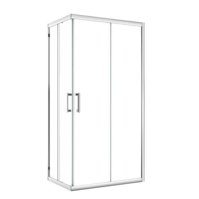 Kabina prysznicowa prostokątna Easy 100 x 70 x 190 cm chrom Sensea