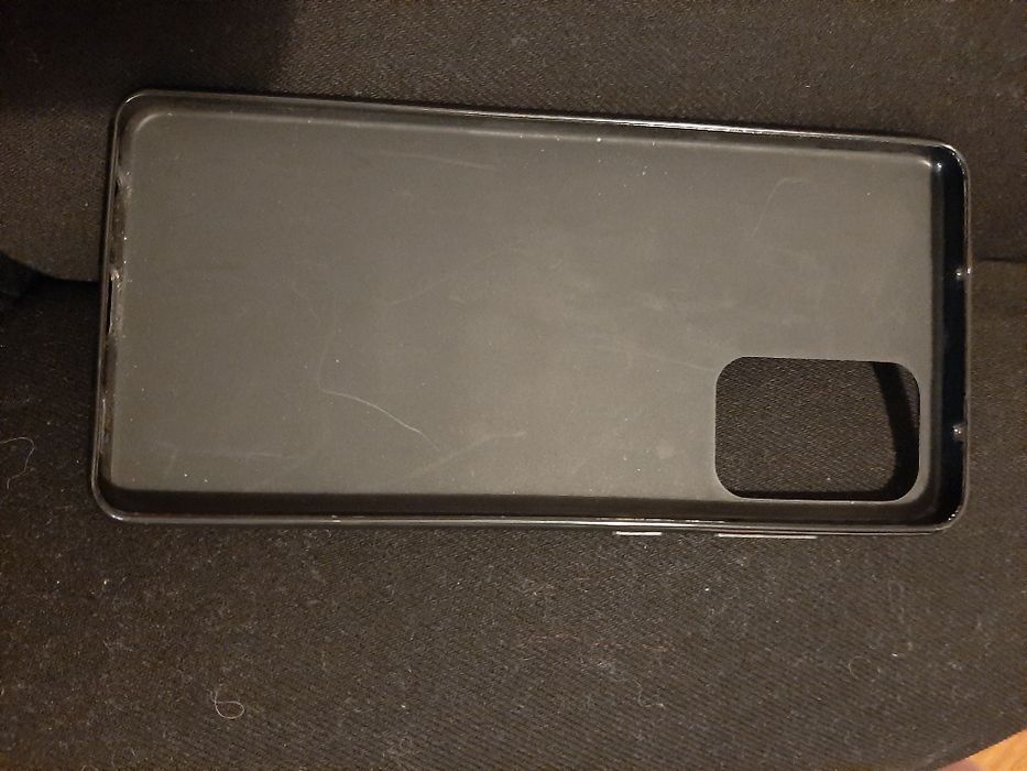 Capa SamsungA72 preta + sticker