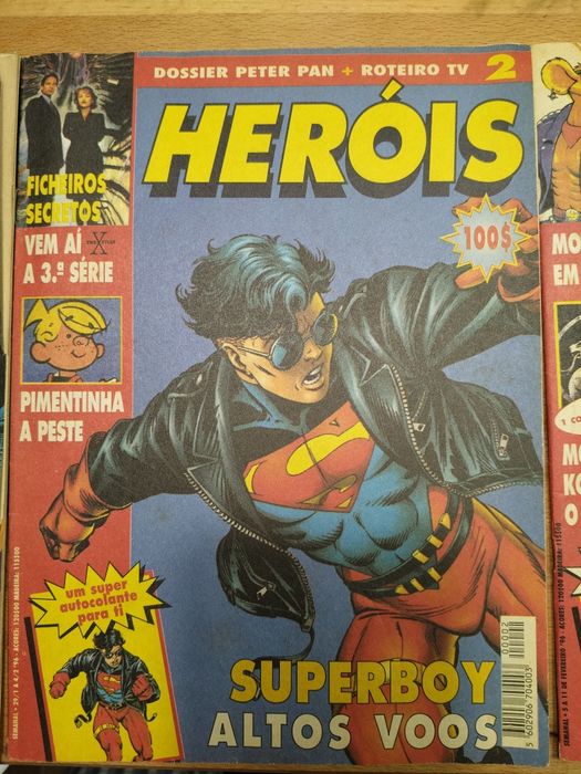Coleção Revista HERÓIS (1996) – N.º 1 a 7 – Marvel, DC, Batman, X-Men