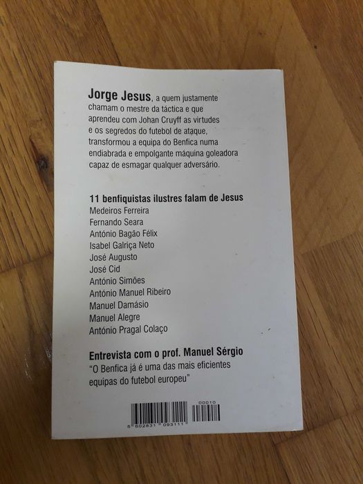 LIVRO "A Vida de Jorge Jesus - O homem que fez renascer o Benfica"