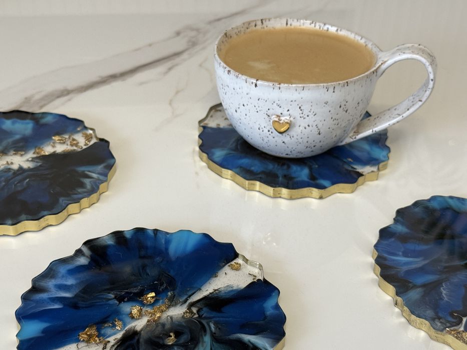 Elegancki zestaw podstawek