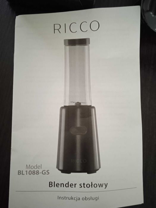 Blender stołowy Ricco, model BL1088-GS, 150 W, nieużywany