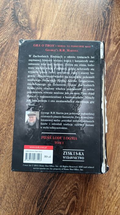 George R.R. Martin - Gra o tron część 1 twarda okładka