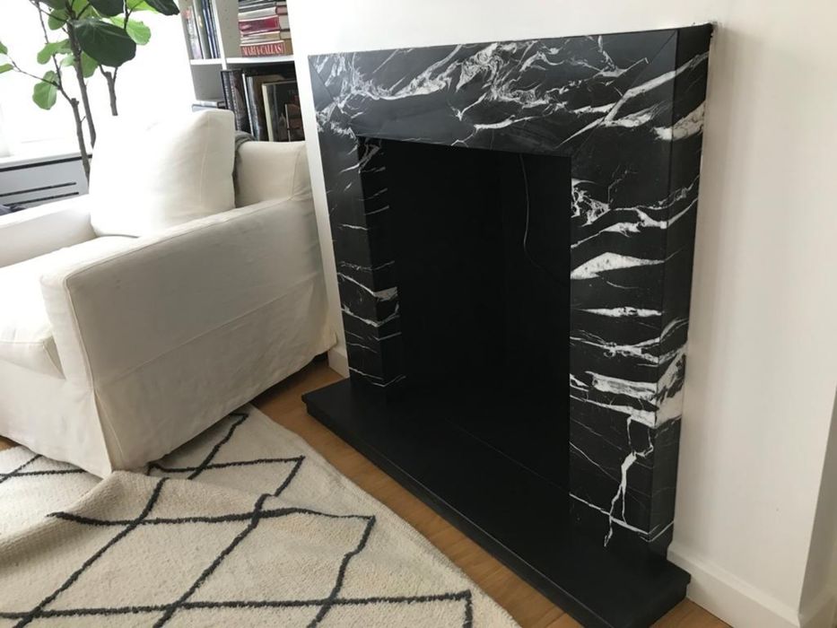 Lareira marmore à medida