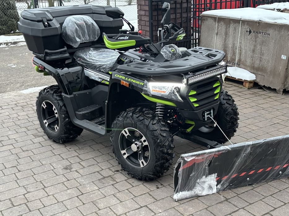 Hit Quad Asix CHALLENGER 300/Homologacja+pług+kufer/transport/Raty !!!