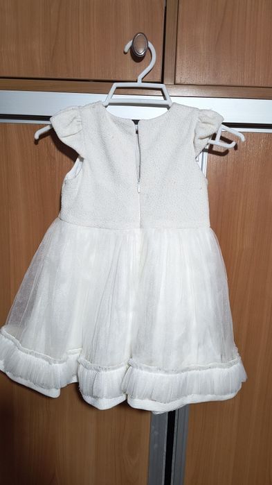 Сукня, святкова, біла, сніжинка