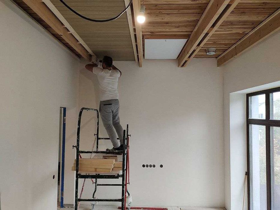 Ремонт ЗА 2 НЕДЕЛИ! 3Д дизайн, натяжной потолок, штукатурка, плиточник