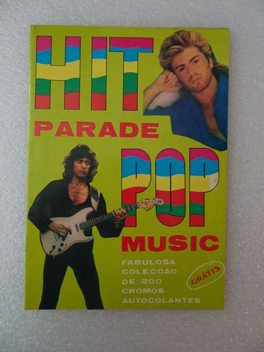 Caderneta de cromos vazia Hit Parade Pop Music --