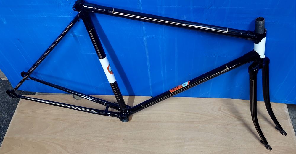 Quadro bicicleta pasteleira NEVADA restaurado pintura original