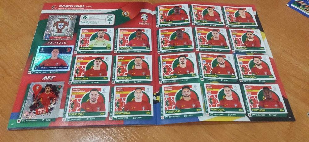 Topps Євро 2024 повний альбом