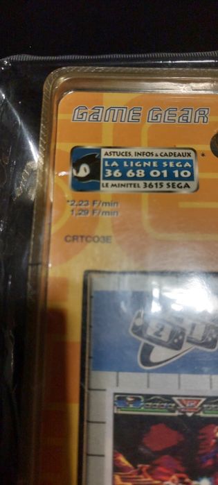 Vr troopers Sega Game Gear Selado