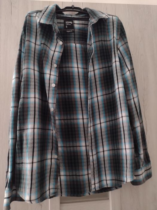 Koszula flanelowa w kratę Sinsay  regular fit S
