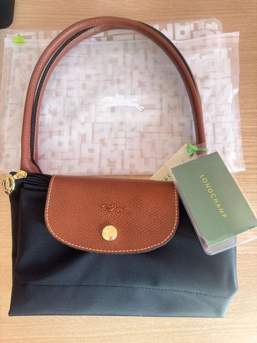 Longchamp mala cinza