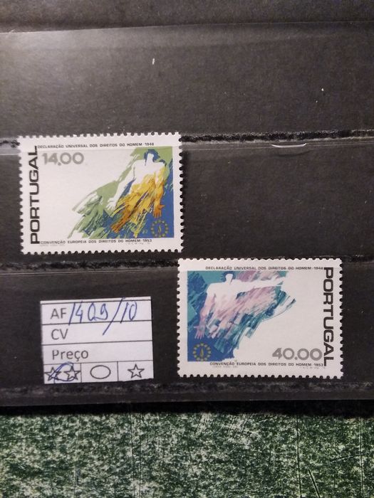 1978 30° Aniversário Declaração Universal  Direitos Homem MNH **