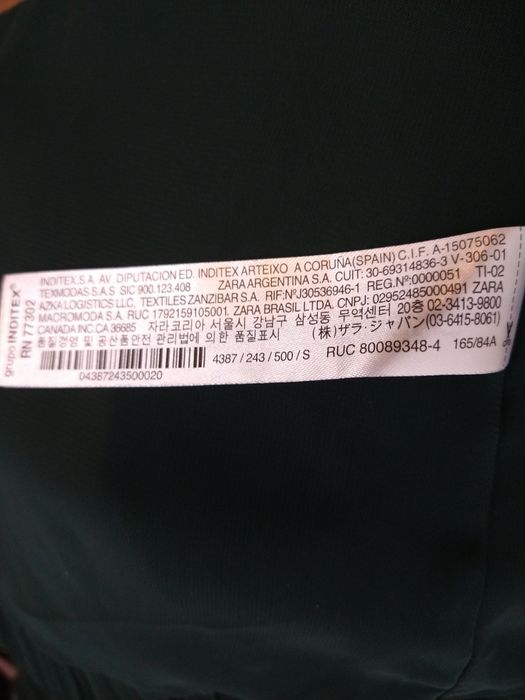 Sukienka plisowana midi ZARA