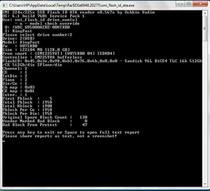 SSD KingSpec 128GB 2,5" новый