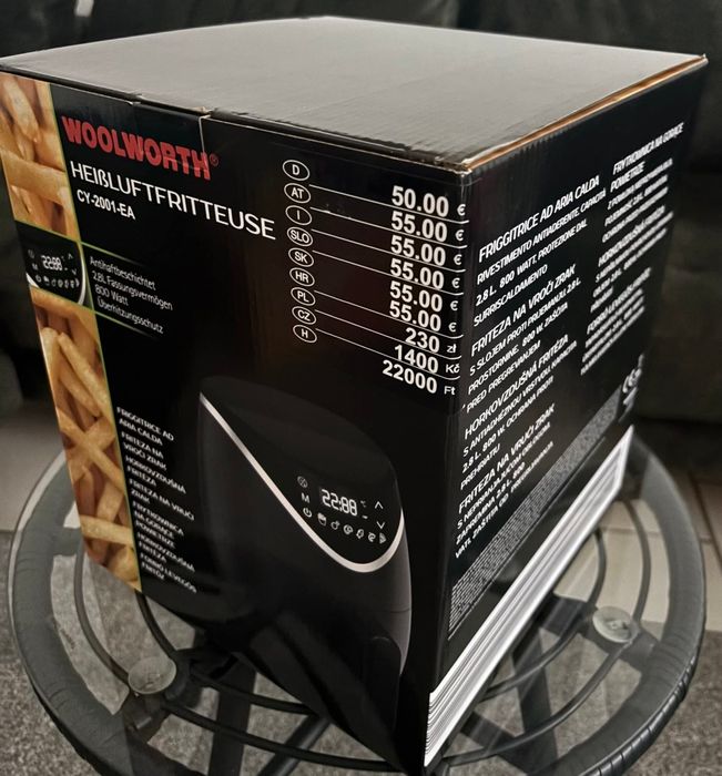 Air fryer woolworth 800 wat