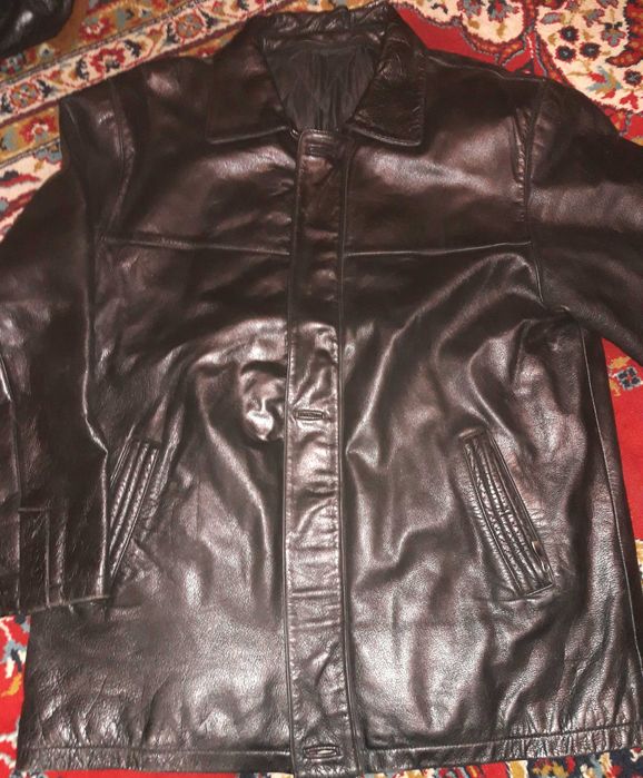 куртка кожаная мужская