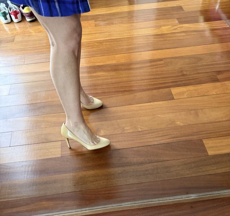 Sapato salto alto Miu Miu
