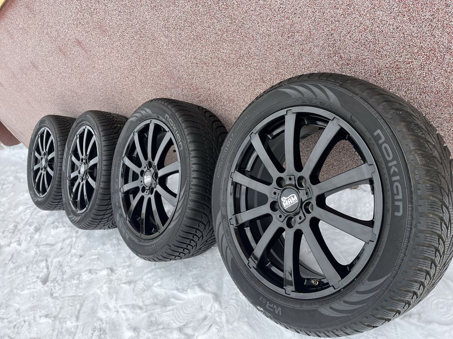 Диски з Новою Зимовою Резиною R17 5.112 Audi Volkswagen Skoda