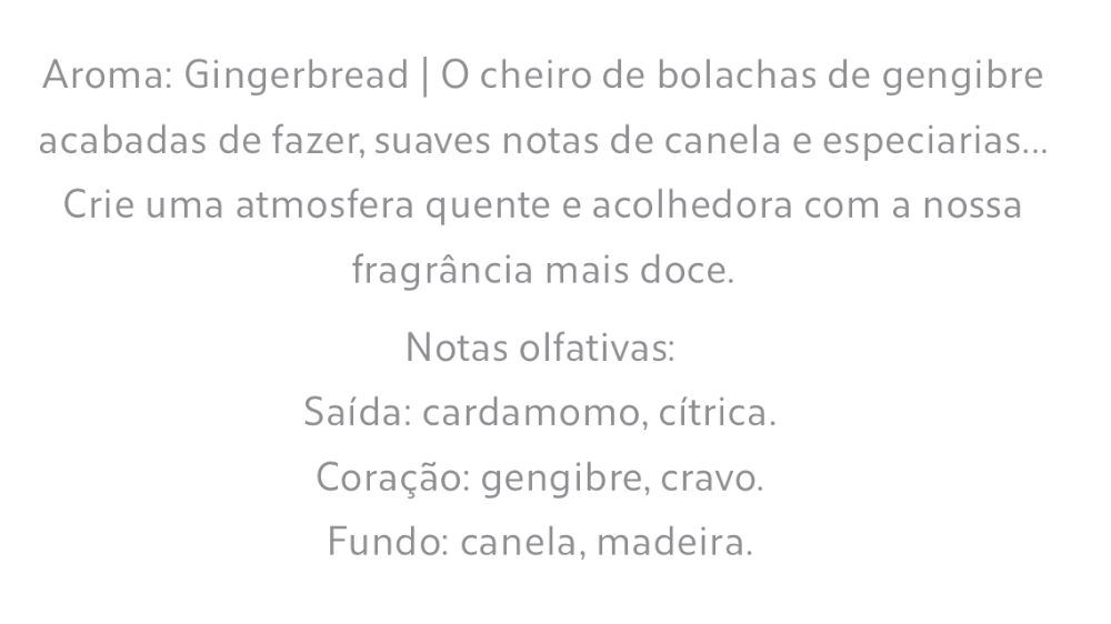 Cerámica Perfumada Gingerbread (Pack 3) Zara Home