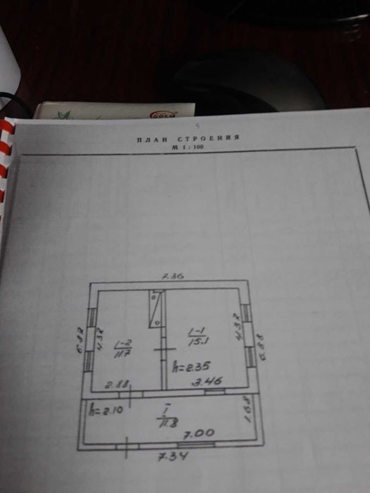 Продам ділянку 0,17 га з будівлею в с. Крюково (15 км від Полтави)