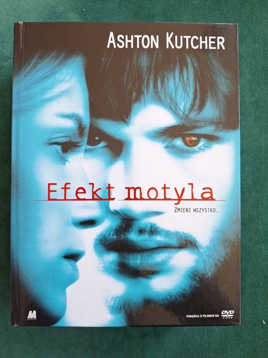 Efekt motyla DVD+książka IDEAŁ 6/6 lektor PL napisy Ashton Kutcher