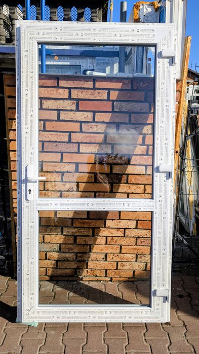 KR HAUS drzwi 110x210 NOWE zewnętrzne pcv ciepłe okna drzwi POZNAŃ
