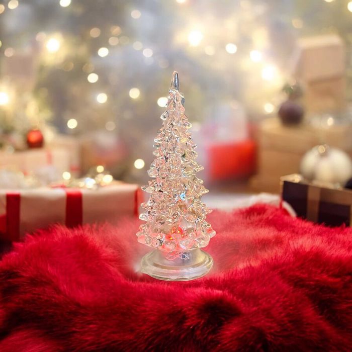 Plastikowa CHOINKA z diodą LED 15cm