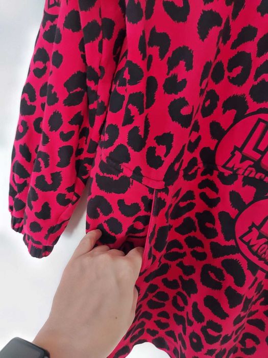 LOVE MOSCHINO Krótka dresowa sukienka 36/38