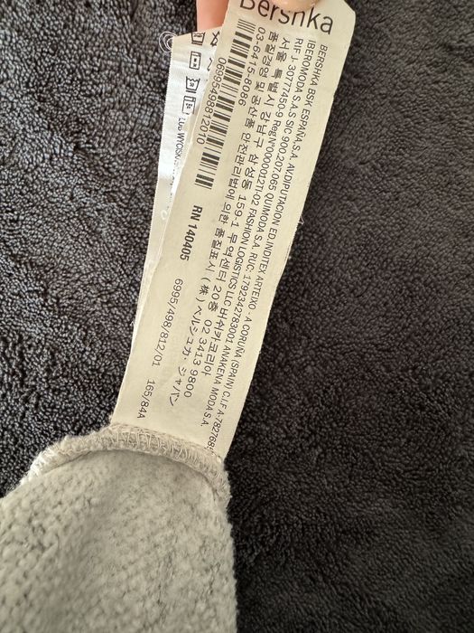 Sweat cinzenta bershka