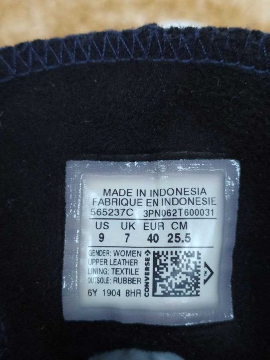 Жіночі кеди Конверс Converse Chuck Taylor All Star Оригінал р. 40